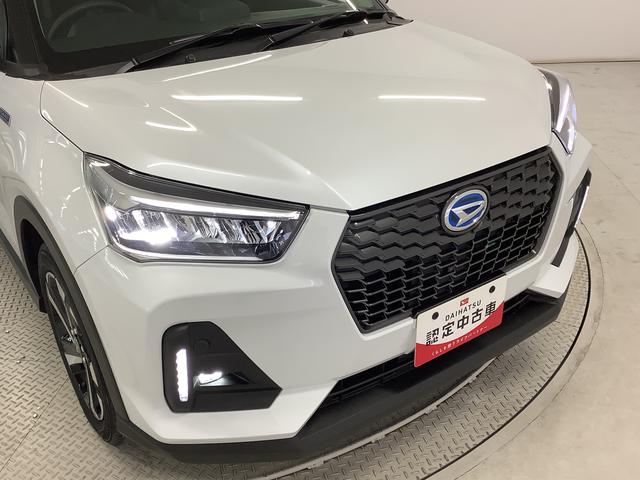 ロッキープレミアムＧ　ＨＥＶ　ワンオーナー　クルコン　シートヒーター走行無制限１年保証　前後コーナーセンサー　ワンオーナー　アダプティブクルーズコントロール　前席シートヒーター　オートマチックハイビーム　ＬＥＤヘッドライト　スマートキー　１７インチ純正アルミホイール（兵庫県）の中古車