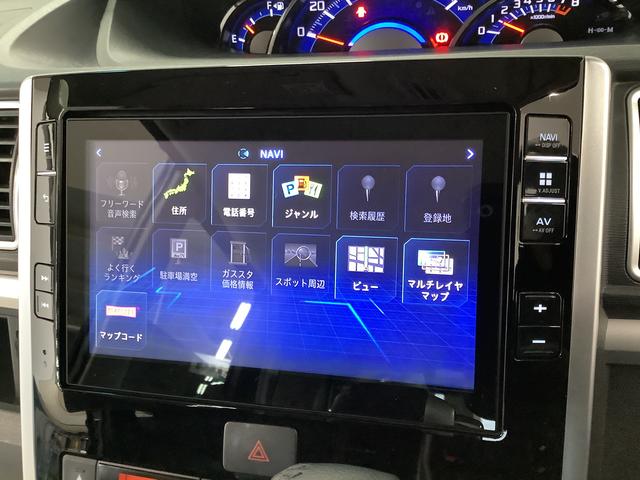 タントカスタムＲＳ　トップエディションＳＡIII　ターボ　雹害車両雹害車両　１年保証　禁煙車　８インチナビ　ワンオーナー　ＥＴＣ　バックカメラ　両側電動スライドドア　リアコーナーセンサー　運転席シートヒーター　ＴＶ　Ｂｌｕｅｔｏｏｔｈ　１５インチ純正アルミホイール（兵庫県）の中古車