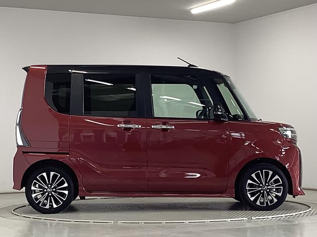 タントカスタムＲＳ　ターボ　ワンオーナー　両側電動スライドドア走行無制限１年保証　両側電動スライドドア　ワンオーナー　前後コーナーセンサー　前席シートヒーター　オートマチックハイビーム　ＬＥＤヘッドライト　オートブレーキホールド　１５インチ純正アルミホイール（兵庫県）の中古車