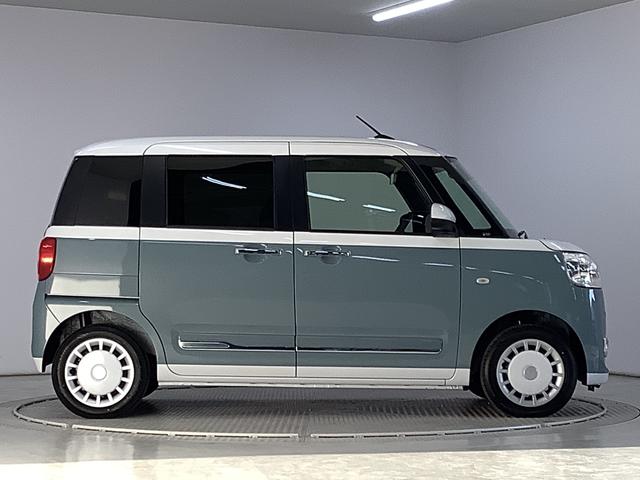 ムーヴキャンバスストライプスＧ　両側電動スライドドア　前席シートヒーター走行無制限１年保証　両側電動スライドドア　前後コーナーセンサー　シートヒーター　ホットカップホルダー　オートマチックハイビーム　ＬＥＤヘッドライト　オートブレーキホールド　横滑り防止装置　スマートキー（兵庫県）の中古車