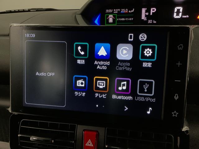 タントカスタムＲＳ　ターボ　９インチディスプレイオーディオ　ＵＳＢ１年保証　９インチディスプレイオーディオ　バックカメラ　両側電動スライドドア　前後コーナーセンサー　前席シートヒーター　ＵＳＢ　Ｂｌｕｅｔｏｏｔｈ　ＬＥＤヘッドライト　１５インチ純正アルミホイール（兵庫県）の中古車