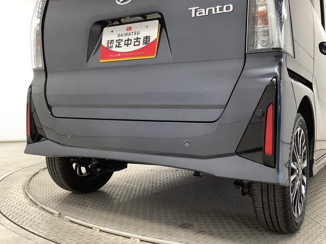 タントカスタムＲＳ　ターボ　ワンオーナー　両側電動スライドドア走行無制限１年保証　両側電動スライドドア　ワンオーナー　前後コーナーセンサー　前席シートヒーター　オートマチックハイビーム　ＬＥＤヘッドライト　オートブレーキホールド　１５インチ純正アルミホイール（兵庫県）の中古車
