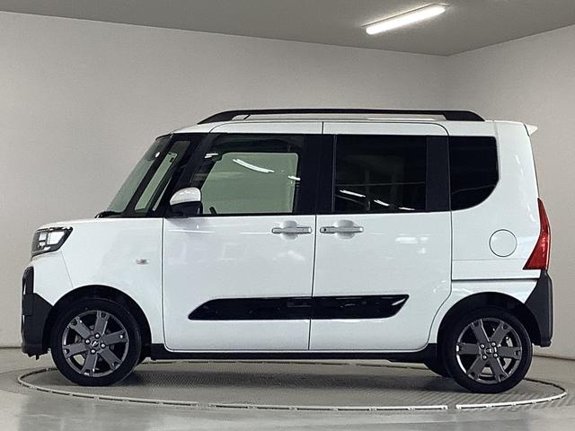 タントファンクロスターボ 4WD 1オーナー 両側電動スライドドア走行無制限1年保証 4WD ワンオーナー 両側電動スライドドア 前後コーナーセンサー 前席シートヒーター ルーフレール オートマチックハイビーム LEDヘッドライト 15インチ純正アルミホイール(兵庫県)の中古車