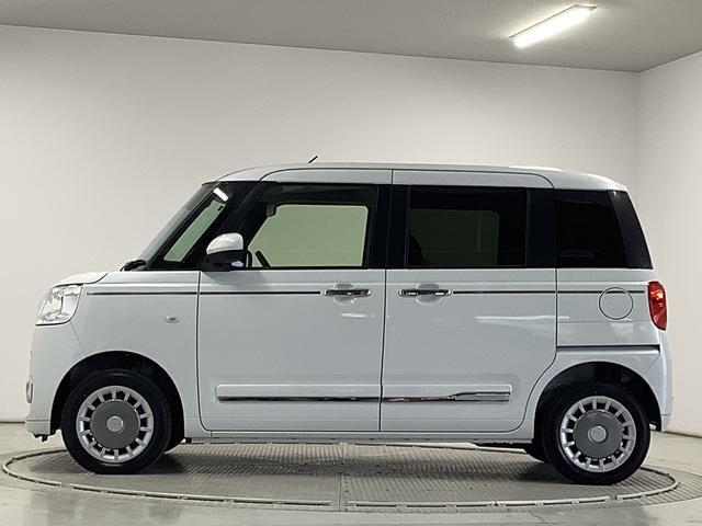 ムーヴキャンバスセオリーＧ　両側電動スライドドア　前後コーナーセンサー走行無制限１年保証　両側電動スライドドア　前後コーナーセンサー　前席シートヒーター　ホットカップホルダー　オートマチックハイビーム　ＬＥＤヘッドライト　横滑り防止装置　スマートキー　スマートアシスト（兵庫県）の中古車