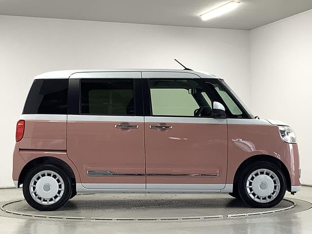 ムーヴキャンバスストライプスＧ　両側電動ドア　シートヒーター　スマートキー走行無制限１年保証　両側電動スライドドア　前後コーナーセンサー　前席シートヒーター　ホットカップホルダー　オートマチックハイビーム　ＬＥＤヘッドライト　横滑り防止装置　スマートキー　置きラクボックス（兵庫県）の中古車