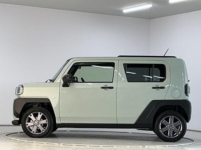 タフトG ダーククロムベンチャー 4WD クルコン シートヒーター走行無制限1年保証 前後コーナーセンサー 4WD アダプティブクルーズコントロール シートヒーター オートハイビーム オートブレーキホールド スカイフィールトップ 15インチ純正アルミホイール(兵庫県)の中古車