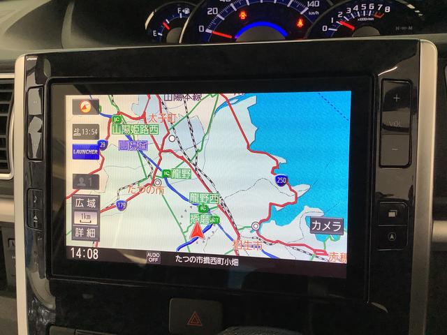 タントカスタムRS トップエディションVS SAIII 禁煙車1年保証 禁煙車 ターボ ワンオーナー 8インチナビTV ETC パノラマモニター 後席モニター 両側電動スライドドア リアコーナーセンサー 運転席シートヒーター USB 15インチ純正アルミホイール(兵庫県)の中古車