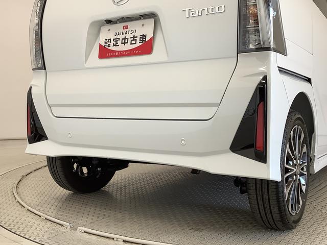 タントカスタムＲＳ　ターボ　両側電動スライドドア　コーナーセンサー走行無制限１年保証　両側電動スライドドア　前後コーナーセンサー　前席シートヒーター　オートマチックハイビーム　ＬＥＤヘッドライト　オートブレーキホールド　スマートキー　１５インチ純正アルミホイール（兵庫県）の中古車
