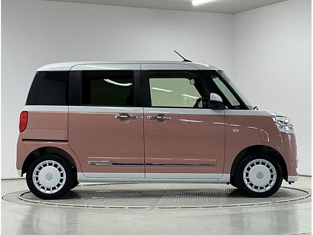 ムーヴキャンバスストライプスＧターボ　９インチディスプレイオーディオ　ＵＳＢ１年保証　９インチディスプレイオーディオ　パノラマモニター　両側電動スライドドア　前後コーナーセンサー　前席シートヒーター　ホットカップホルダー　Ｂｌｕｅｔｏｏｔｈ　スマートキー　Ｑｉワイヤレス充電（兵庫県）の中古車