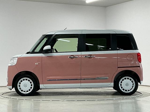 ムーヴキャンバスストライプスＧターボ　９インチディスプレイオーディオ　ＵＳＢ１年保証　９インチディスプレイオーディオ　パノラマモニター　両側電動スライドドア　前後コーナーセンサー　前席シートヒーター　ホットカップホルダー　Ｂｌｕｅｔｏｏｔｈ　スマートキー　Ｑｉワイヤレス充電（兵庫県）の中古車