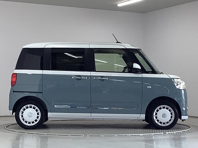 ムーヴキャンバスストライプスＧ　両側電動スライドドア　前後コーナーセンサー走行無制限１年保証　両側電動スライドドア　前後コーナーセンサー　前席シートヒーター　ホットカップホルダー　オートハイビーム　ＬＥＤヘッドライト　プッシュスタート　横滑り防止装置　オートエアコン（兵庫県）の中古車