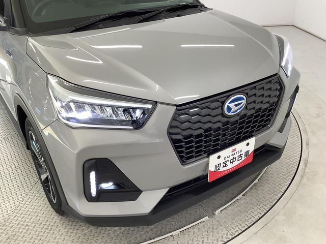 ロッキープレミアムG HEV ワンオーナー ディスプレイオーディオ1年保証 9インチディスプレイオーディオ ワンオーナー パノラマモニター アダプティブクルーズコントロール 前後コーナーセンサー 前席シートヒーター Bluetooth 17インチ純正アルミホイール(兵庫県)の中古車