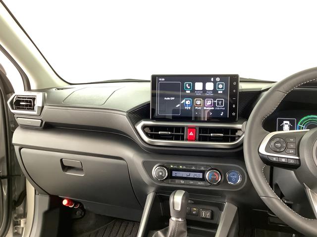 ロッキープレミアムG HEV ワンオーナー ディスプレイオーディオ1年保証 9インチディスプレイオーディオ ワンオーナー パノラマモニター アダプティブクルーズコントロール 前後コーナーセンサー 前席シートヒーター Bluetooth 17インチ純正アルミホイール(兵庫県)の中古車