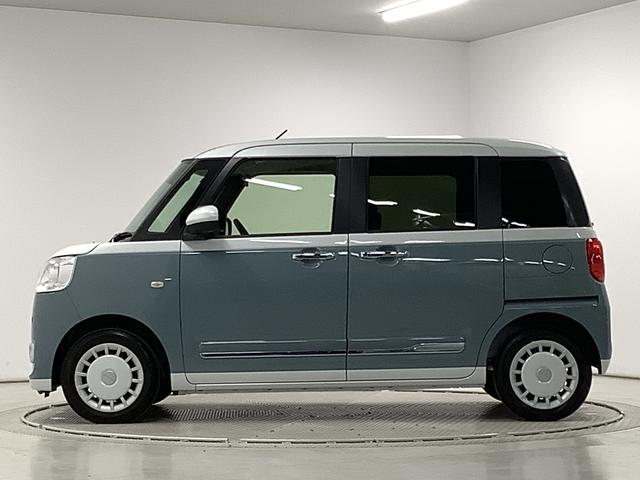 ムーヴキャンバスストライプスＧ　両側電動スライドドア　前後コーナーセンサー走行無制限１年保証　両側電動スライドドア　前後コーナーセンサー　前席シートヒーター　ホットカップホルダー　オートマチックハイビーム　ＬＥＤヘッドライト　横滑り防止装置　スマートキー　スマートアシスト（兵庫県）の中古車