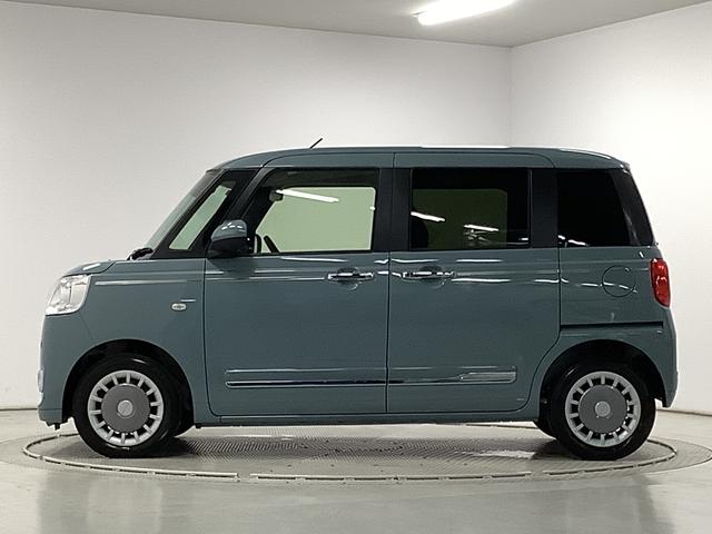 ムーヴキャンバスセオリーＧターボ　９インチディスプレイオーディオ　ＵＳＢ接続１年保証　９インチディスプレイオーディオ　パノラマモニター　アダプティブクルーズコントロール　両側電動スライドドア　前後コーナーセンサー　前席シートヒーター　ホットカップホルダー　Ｑｉワイヤレス充電（兵庫県）の中古車