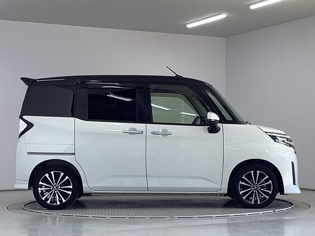 トールカスタムＧ　ターボ　ワンオーナー　９インチナビＴＶ　ＥＴＣ１年保証　ワンオーナー　９インチナビＴＶ　ＥＴＣ　ドラレコ　バックカメラ　アダプティブクルーズコントロール　両側電動スライドドア　前後コーナーセンサー　シートカバー　１５インチ純正アルミホイール（兵庫県）の中古車