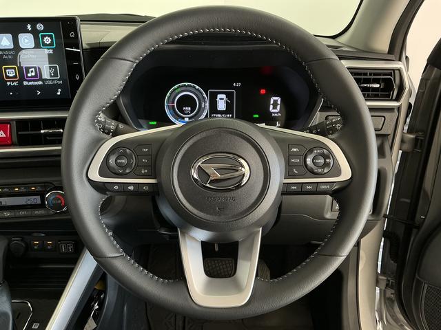 ロッキープレミアムＧ　ＨＥＶ　９インチディスプレイオーディオ　ＵＳＢ１年保証　９インチディスプレイオーディオ　パノラマモニター　アダプティブクルーズコントロール　前後コーナーセンサー　前席シートヒーター　ブラインドスポットモニター　ＵＳＢ　１７インチ純正アルミホイール（兵庫県）の中古車