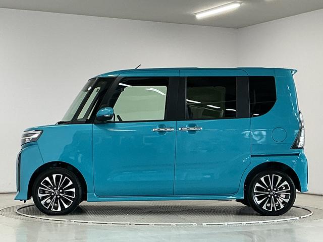 タントカスタムＲＳ　ターボ　両側電動スライドドア　コーナーセンサー走行無制限１年保証　両側電動スライドドア　前後コーナーセンサー　前席シートヒーター　オートハイビーム　ＬＥＤヘッドライト　オートブレーキホールド　プッシュスタート　１５インチ純正アルミホイール（兵庫県）の中古車