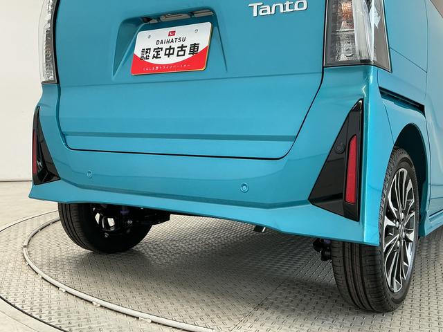 タントカスタムＲＳ　ターボ　両側電動スライドドア　コーナーセンサー走行無制限１年保証　両側電動スライドドア　前後コーナーセンサー　前席シートヒーター　オートハイビーム　ＬＥＤヘッドライト　オートブレーキホールド　プッシュスタート　１５インチ純正アルミホイール（兵庫県）の中古車