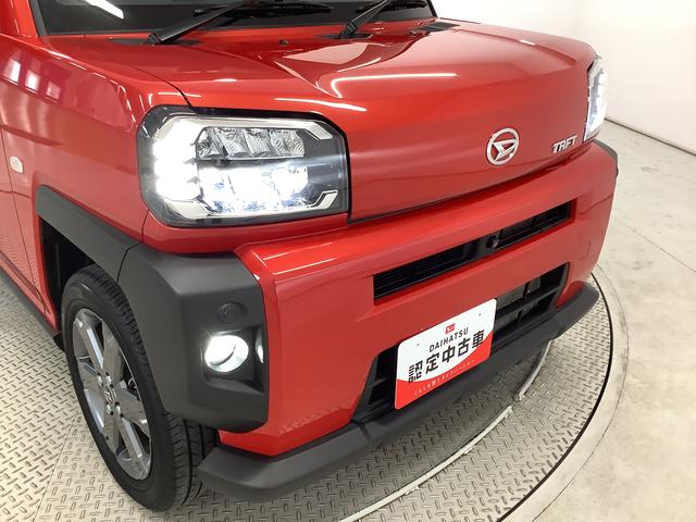 タフトGターボ 4WD ワンオーナー クルコン コーナーセンサー走行無制限1年保証 前後コーナーセンサー 4WD ワンオーナー アダプティブクルーズコントロール 前席シートヒーター オートマチックハイビーム USBチャージャー 15インチ純正アルミホイール(兵庫県)の中古車