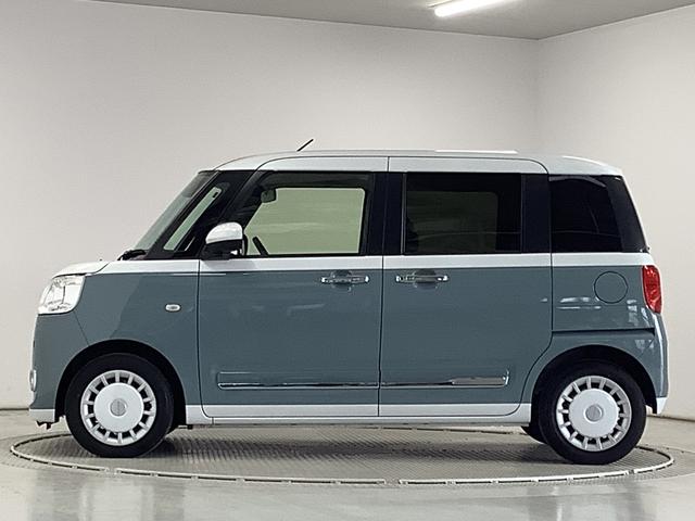 ムーヴキャンバスストライプスGターボ 1オーナー クルコン 両側電動スライド走行無制限1年保証 両側電動スライドドア ワンオーナー アダプティブクルーズコントロール 前後コーナーセンサー 前席シートヒーター ホットカップホルダー オートマチックハイビーム LEDヘッドライト(兵庫県)の中古車