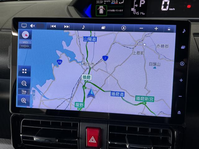 タントカスタムＲＳ　ターボ　ワンオーナー　ナビ　ドラレコ　ＥＴＣ１年保証　ワンオーナー　ナビ　ドラレコ　ＥＴＣ　バックカメラ　両側電動スライドドア　Ｂｌｕｅｔｏｏｔｈ　ＴＶ　ＤＶＤ　シートヒーター　前後コーナーセンサー　１５インチ純正アルミホイール　電子パーキング（兵庫県）の中古車