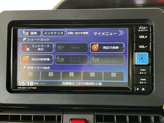 タントカスタムＲＳ　ターボ　禁煙　ナビ　ＥＴＣ　パノラマモニター１年保証　禁煙車　ナビ　パノラマモニター　ドラレコ　ＥＴＣ　両側電動スライドドア　前後コーナーセンサー　前席シートヒーター　ＴＶ　ＵＳＢ　Ｂｌｕｅｔｏｏｔｈ　スマートキー　１５インチ純正アルミホイール（兵庫県）の中古車