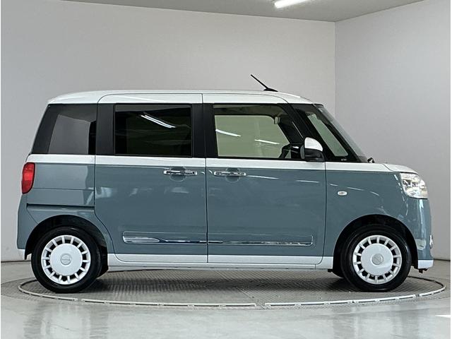 ムーヴキャンバスストライプスＧターボ　９インチディスプレイオーディオ　ＵＳＢ１年保証　９インチディスプレイオーディオ　バックカメラ　両側電動スライドドア　Ｑｉワイヤレス充電　前後コーナーセンサー　前席シートヒーター　ホットカップホルダー　Ｂｌｕｅｔｏｏｔｈ　スマホ連携（兵庫県）の中古車