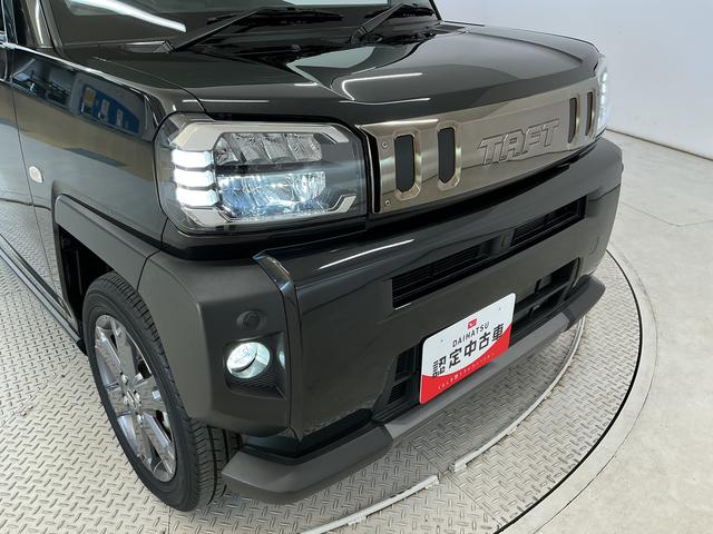 タフトG ダーククロムベンチャー ワンオーナー シートヒーター走行無制限1年保証 前後コーナーセンサー ワンオーナー 前席シートヒーター オートハイビーム スマートキー プッシュスタート LEDヘッドライト スカイフィールトップ 15インチ純正アルミホイール(兵庫県)の中古車