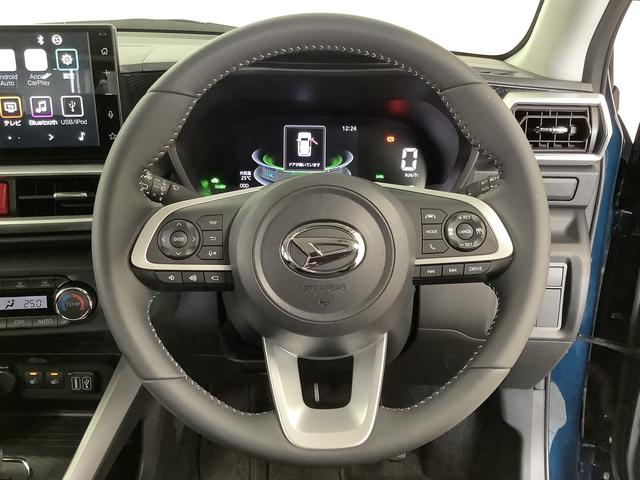 ロッキープレミアムＧ　ＨＥＶ　９インチディスプレイオーディオ　ＵＳＢ１年保証　９インチディスプレイオーディオ　パノラマモニター　アダプティブクルーズコントロール　前後コーナーセンサー　前席シートヒーター　ブラインドスポットモニター　ＵＳＢ　１７インチ純正アルミホイール（兵庫県）の中古車