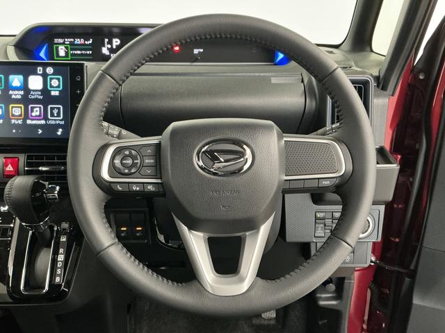 タントカスタムＲＳ　ターボ　９インチディスプレイオーディオ　ＵＳＢ１年保証　９インチディスプレイオーディオ　パノラマモニター　両側電動スライドドア　前後コーナーセンサー　前席シートヒーター　Ｂｌｕｅｔｏｏｔｈ　オートブレーキホールド　１５インチ純正アルミホイール（兵庫県）の中古車