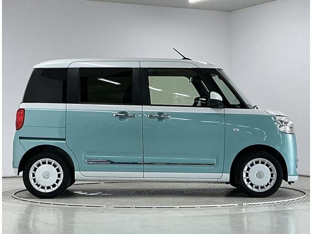 ムーヴキャンバスストライプスＧターボ　１オーナー　クルコン　両側電動スライド走行無制限１年保証　両側電動スライドドア　ワンオーナー　アダプティブクルーズコントロール　前後コーナーセンサー　前席シートヒーター　ホットカップホルダー　オートハイビーム　オートブレーキホールド（兵庫県）の中古車