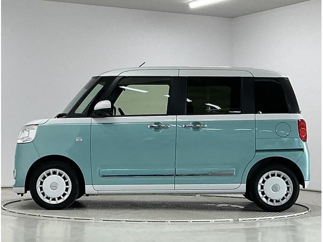 ムーヴキャンバスストライプスＧターボ　１オーナー　クルコン　両側電動スライド走行無制限１年保証　両側電動スライドドア　ワンオーナー　アダプティブクルーズコントロール　前後コーナーセンサー　前席シートヒーター　ホットカップホルダー　オートハイビーム　オートブレーキホールド（兵庫県）の中古車