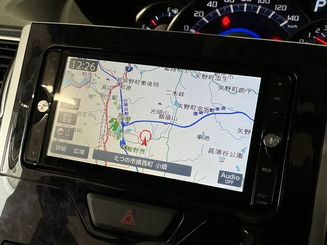 タントカスタムＸ　トップエディションＳＡIII　雹害車両　ナビＴＶ雹害車両　１年保証　ＥＴＣ　バックカメラ　ナビＴＶ　片側電動スライドドア　リアコーナーセンサー　運転席シートヒーター　ＵＳＢ接続　Ｂｌｕｅｔｏｏｔｈ　オートハイビーム　１４インチ純正アルミホイール（兵庫県）の中古車