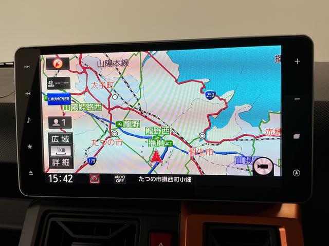 タフトＧターボ　ワンオーナー　９インチナビＴＶ　ドラレコ　ＥＴＣ１年保証　ワンオーナー　９インチナビＴＶ　ドラレコ　ＥＴＣ　バックカメラ　アダプティブクルーズコントロール　Ｑｉワイヤレス充電　前後コーナーセンサー　前席シートヒーター　１５インチ純正アルミホイール（兵庫県）の中古車