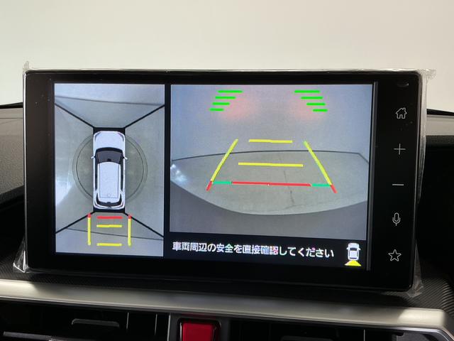 ロッキープレミアムG HEV 9インチディスプレイオーディオ USB1年保証 9インチディスプレイオーディオ パノラマモニター アダプティブクルーズコントロール ブラインドスポットモニター 前後コーナーセンサー 前席シートヒーター USB 17インチ純正アルミホイール(兵庫県)の中古車