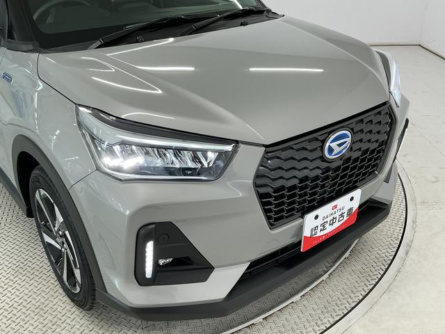 ロッキープレミアムG HEV 9インチディスプレイオーディオ USB1年保証 9インチディスプレイオーディオ パノラマモニター アダプティブクルーズコントロール ブラインドスポットモニター 前後コーナーセンサー 前席シートヒーター USB 17インチ純正アルミホイール(兵庫県)の中古車