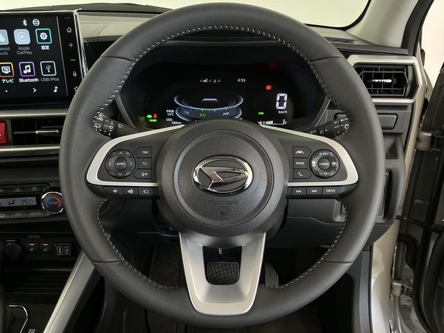 ロッキープレミアムＧ　ＨＥＶ　９インチディスプレイオーディオ　ＵＳＢ１年保証　９インチディスプレイオーディオ　パノラマモニター　アダプティブクルーズコントロール　前後コーナーセンサー　前席シートヒーター　ＵＳＢ接続　Ｂｌｕｅｔｏｏｔｈ　１７インチ純正アルミホイール（兵庫県）の中古車