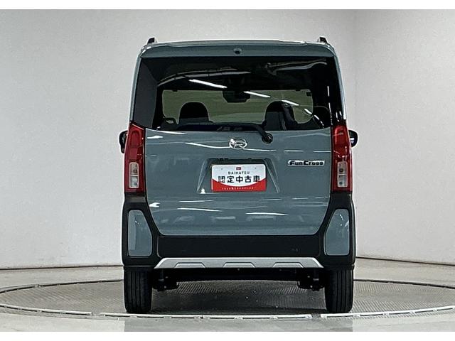 タントファンクロスターボ　両側電動スライド　前後コーナーセンサー走行無制限１年保証　両側電動スライドドア　前後コーナーセンサー　シートヒーター　ルーフレール　オートハイビーム　ＬＥＤヘッドライト　オートブレーキホールド　スマートキー　１５インチ純正アルミホイール（兵庫県）の中古車