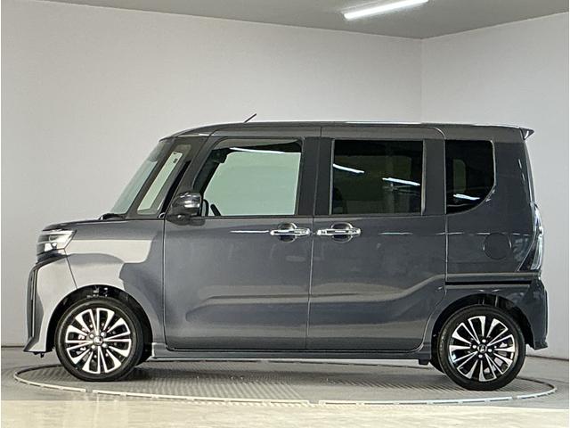 タントカスタムＲＳ　ターボ　両側電動スライドドア　コーナーセンサー走行無制限１年保証　両側電動スライドドア　前後コーナーセンサー　前席シートヒーター　オートハイビーム　ＬＥＤヘッドライト　オートブレーキホールド　プッシュスタート　１５インチ純正アルミホイール（兵庫県）の中古車