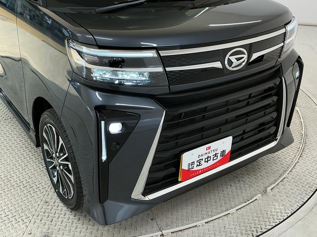 タントカスタムＲＳ　ターボ　両側電動スライドドア　コーナーセンサー走行無制限１年保証　両側電動スライドドア　前後コーナーセンサー　前席シートヒーター　オートハイビーム　ＬＥＤヘッドライト　オートブレーキホールド　プッシュスタート　１５インチ純正アルミホイール（兵庫県）の中古車