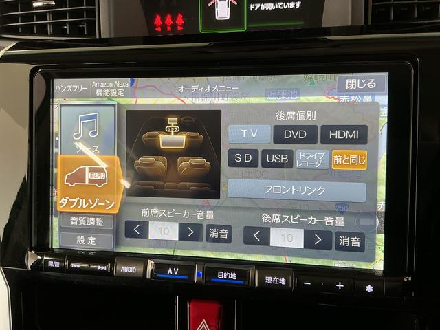 トールカスタムＧ　ターボ　９インチナビ　ドラレコ　ＥＴＣ　クルコン１年保証　９インチナビＴＶ　ＵＳＢ　ＥＴＣ　ドラレコ　パノラマモニター　アダプティブクルーズコントロール　両側電動スライドドア　前後コーナーセンサー　前席シートヒーター　１５インチ純正アルミホイール（兵庫県）の中古車