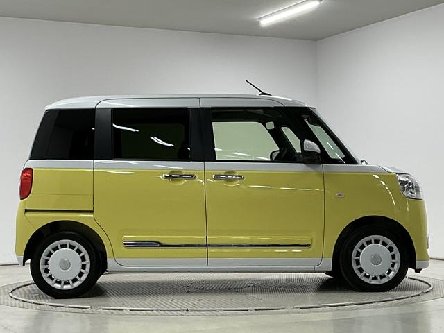 ムーヴキャンバスストライプスＧターボ　１オーナー　クルコン　両側電動スライド走行無制限１年保証　両側電動スライドドア　ワンオーナー　アダプティブクルーズコントロール　前後コーナーセンサー　シートヒーター　ホットカップホルダー　オートハイビーム　ＬＥＤヘッドライト　スマートキー（兵庫県）の中古車