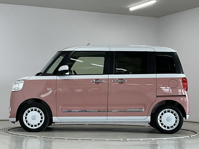 ムーヴキャンバスストライプスG 両側電動スライドドア 前席シートヒーター走行無制限1年保証 両側電動スライドドア 前後コーナーセンサー 前席シートヒーター ホットカップホルダー オートハイビーム LEDヘッドライト プッシュスタート 横滑り防止装置 オートエアコン(兵庫県)の中古車