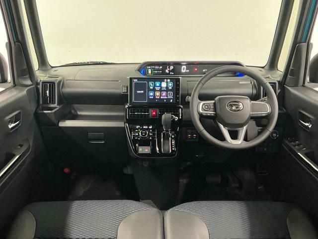 タントカスタムＲＳ　ターボ　９インチディスプレイオーディオ　ＵＳＢ１年保証　９インチディスプレイオーディオ　パノラマモニター　両側電動スライドドア　前後コーナーセンサー　前席シートヒーター　Ｂｌｕｅｔｏｏｔｈ　オートブレーキホールド　１５インチ純正アルミホイール（兵庫県）の中古車