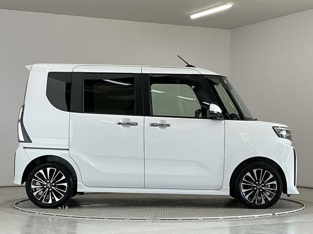 タントカスタムＲＳ　ターボ　両側電動スライドドア　コーナーセンサー走行無制限１年保証　両側電動スライドドア　前後コーナーセンサー　前席シートヒーター　オートハイビーム　ＬＥＤヘッドライト　オートブレーキホールド　プッシュスタート　１５インチ純正アルミホイール（兵庫県）の中古車