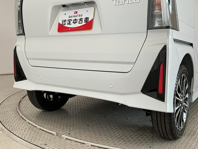 タントカスタムＲＳ　ターボ　両側電動スライドドア　コーナーセンサー走行無制限１年保証　両側電動スライドドア　前後コーナーセンサー　前席シートヒーター　オートハイビーム　ＬＥＤヘッドライト　オートブレーキホールド　プッシュスタート　１５インチ純正アルミホイール（兵庫県）の中古車