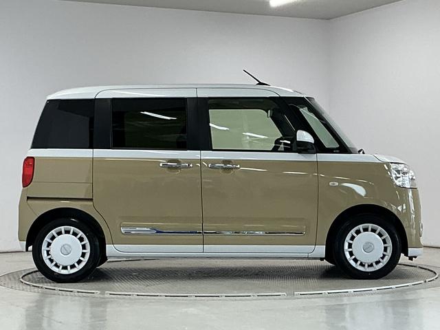 ムーヴキャンバスストライプスＧ　雹害車両　ワンオーナー　両側電動スライドドア雹害車両　１年保証　両側電動スライドドア　ワンオーナー　前後コーナーセンサー　前席シートヒーター　ホットカップホルダー　オートハイビーム　ＬＥＤヘッドライト　オートブレーキホールド　横滑り防止装置（兵庫県）の中古車