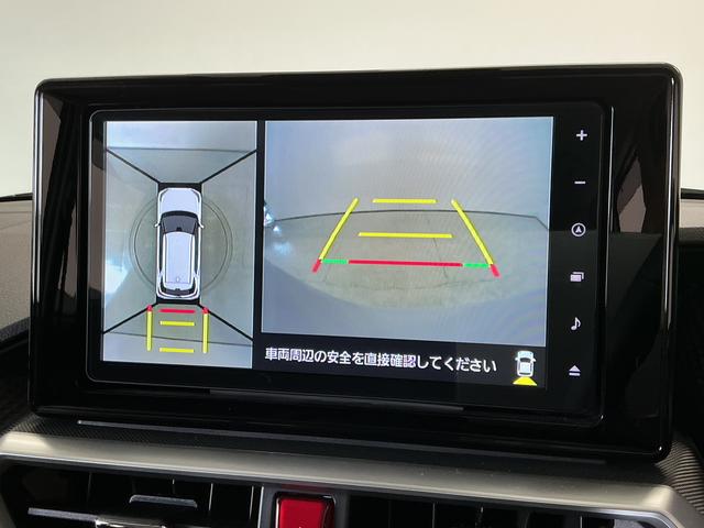 ロッキープレミアムG HEV 9インチナビ ETC パノラマモニター1年保証 9インチナビ ドラレコ ETC パノラマモニター アダプティブクルーズコントロール 前後コーナーセンサー 前席シートヒーター フルセグTV Bluetooth 17インチ純正アルミホイール(兵庫県)の中古車