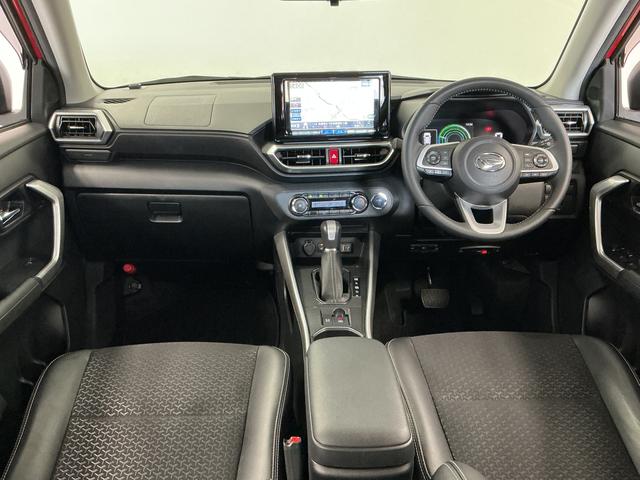 ロッキープレミアムＧ　ＨＥＶ　雹害車両　ワンオーナー　９インチナビ雹害車両　１年保証　ワンオーナー　ＥＴＣ　９インチナビＴＶ　ドラレコ　パノラマモニター　アダプティブクルーズコントロール　前後コーナーセンサー　前席シートヒーター　ＵＳＢ　１７インチ純正アルミホイール（兵庫県）の中古車